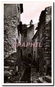 Eze - A Street - Old Postcard