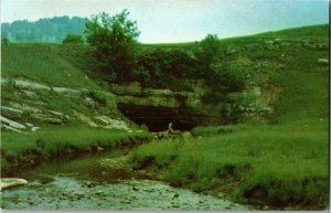 Sinks of Gandy, Natural Tunnel Spruce Knob Lake WV Vintage Postcard A65