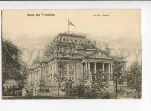 271172 GERMANY Gruss aus WIESBADEN royal theater OLD Boogart