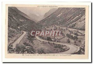 Route du col de Puymorens Old Postcard The big lace