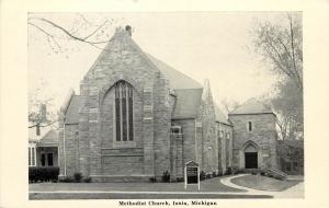Vintage Printed Postcard; Methodist Church, Ionia MI Ionia County unposted