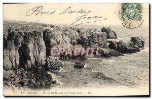 Old Postcard Croisic Massif Rocks Great Altar