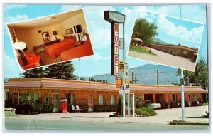 Fillmore Utah UT Postcard El Ana Motel Building Multiview Building c1960 Vintage