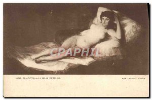 Old Postcard Goya La Maja Desnuda