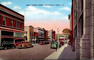 Idaho Pocatello West Center Street 1940