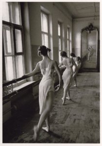 Ballerinas Bolshoi Ballet Soviet School Moscow Russian Photo Postcard