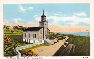 Old Mission Church The Mission House  - Mackinac Island, Michigan MI