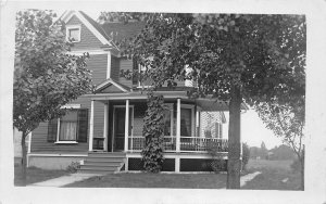 G30/ Sayre Pennsylvania RPPC Postcard 1908 Home Residence Porch