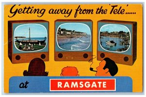 Ramsgate Kent England Postcard Greetings from Ramsgate 1970 Multiview Vintage