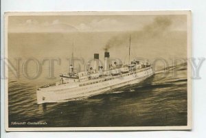 439361 GERMANY ship Deutschland Vintage photo RPPC sea ship mail