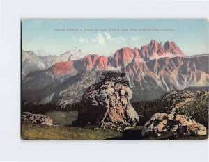 Postcard Antelao vom Wege nach Nuvolau, Ampezzo, Italy