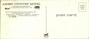 The Amish Country Motel Bird-in-Hand Penna. Pennsylvania Panoramic View Card