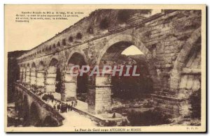 Old Postcard The Pont Du Gard Nimes and Avignon