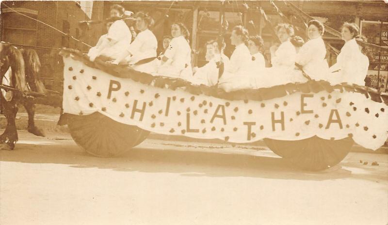 F15/ Parade Real Photo RPPC Postcard Philathea Bible Class Women 14