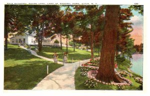 Postcard HOUSE SCENE Utica New York NY AQ6981