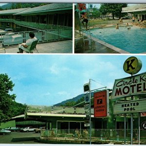 c1960s Gatlinburg, Tenn Circle K Motel Baskins Creek Gene Aiken Buckhorn PC A197