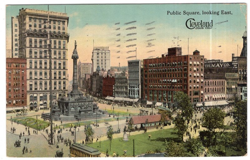 Cleveland, Sixth City, Public Square, looking East