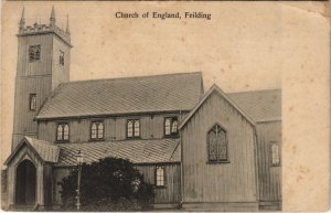 PC NEW ZEALAND, CHURCH OF ENGLAND, FEILDING, Vintage Postcard (B41576)