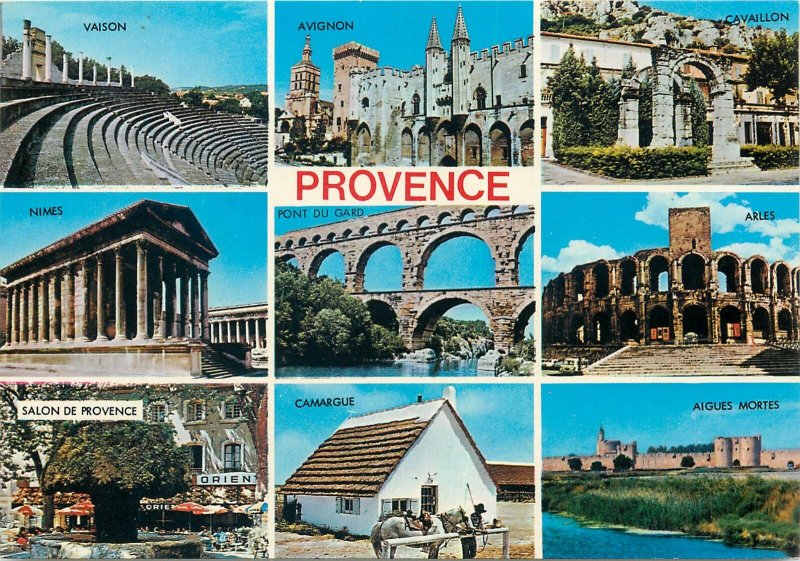 Postcard France Provence multi view