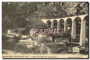 Postcard Old Hotel Wolf Line South of France