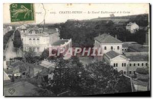 Old Postcard Chatel Guyon The new establishment and Casino