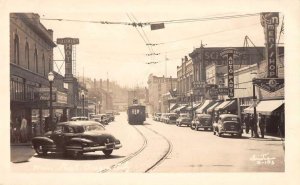 Oregon City Oregon Main Street Coke Sign Real Photo Postcard AA53765