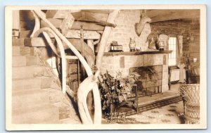 RPPC NORTH VANCOUVER, BC Canada ~Rustic  GROUSE MOUNTAIN CHALET c1930s  Postcard