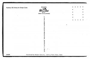 Postcard OR Highway 101 Along Oregon Coast