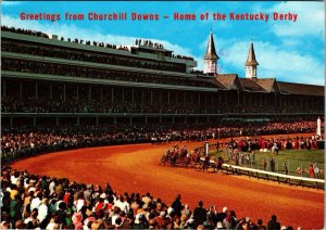 Louisville Kentucky Postcard Churchill Downs Home of Kentucky Derby CON-2