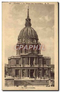 Old Postcard Paris Le Dome des Invalides