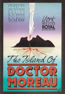 The Island Of Doctor Dr Moreau HG Wells York Theatre Programme