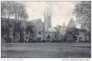 Virginia Durham Chapel Spire Union Dormitory Duke University Albertype