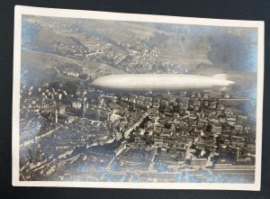 Mint Real Picture Postcard Graf Zeppelin LZ 127 At St Gallen Switzerland