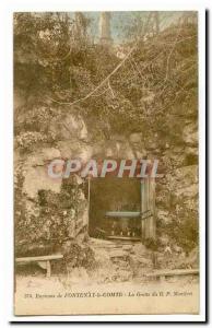 Near Fontenay le Comte Old Postcard Cave R P Montfort