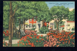Savannah, Georgia/GA Postcard, Forsythe Park, Armstrong College, 1944!