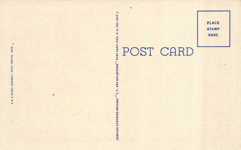 AR, Arkansas  OZARKS LARGE LETTER LINEN Greetings   c1940's Curteich Postcard