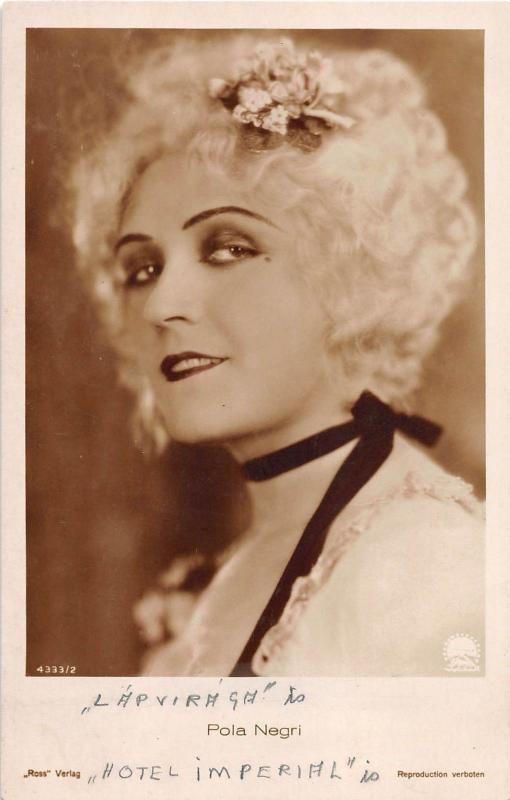 B7950 Actors Acteurs Movie Cinema Stars Pola Negri