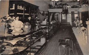 J36/ Walsenburg Colorado RPPC Postcard c1910 Interior Candy Store 116