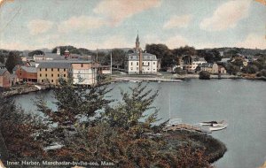 Manchester by the Sea Massachusetts Inner Harbor Vintage Postcard AA8671