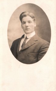 Vintage Postcard Portrait Of A Man In Formal Clothing Photography