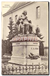Old Postcard Colmar Monument Hirs