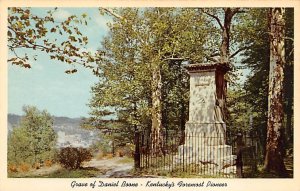 Grave of Daniel Boone KY's foremost pioneer Frankfort KY