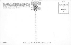 Airport â€“Lei stand Honolulu, Hawaii, USA Airport Unused 