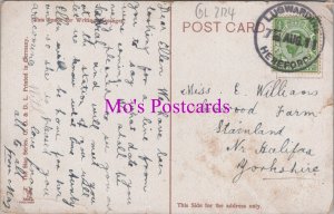 Genealogy Postcard - Williams, Crowood Farm, Stainland, Nr Halifax, Yorks GL2124