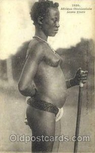 Jeune Ebrie African Nude Unused indentation right edge
