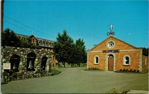 Postcard AB St. Albert north of Edmonton Father Lacombe Museum 1960s S105