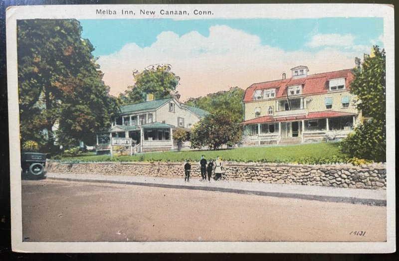 Vintage Postcard 1915-1930 Melba Inn, New Canaan, Connecticut (CT)