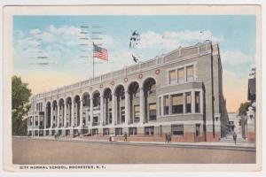 Rochester News Co NY Americhrome City Normal School Early 1900s Postcard A42