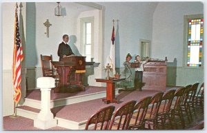 Galloway House Museum Country Church Sunday School Room Postcard