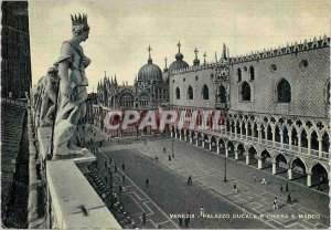 Postcard Modern Venice Palazzo Ducale e Chiesa S Marco Ducal Palace and St. M...